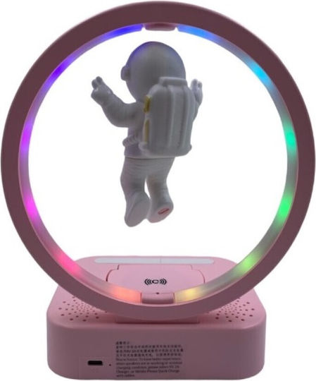 Digital Tabletop Clock Plastic with Radio and Wireless Charging 8323 Various Colors