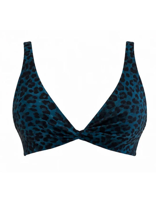 Bikini Top Animal Print Forest