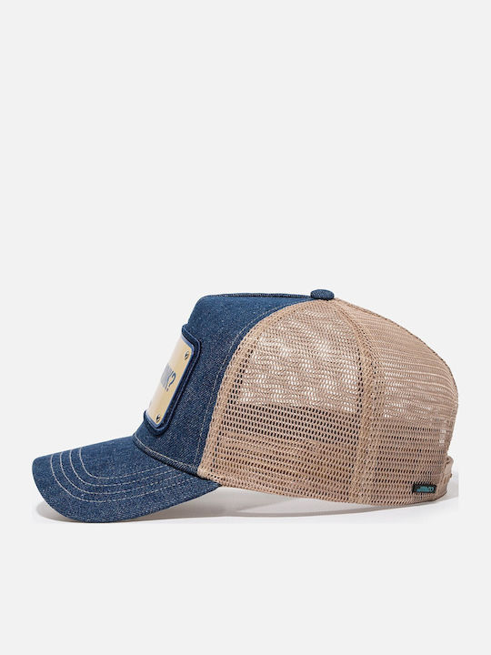 Fancy A Drink Denim Kappen Mit Metallischem Patch