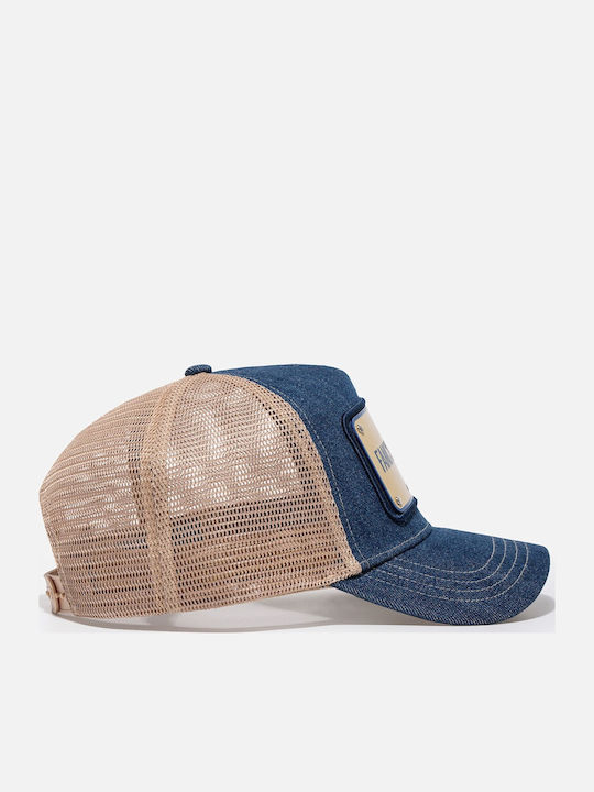 Fancy A Drink Denim Kappen Mit Metallischem Patch