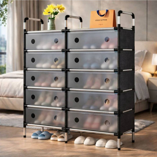 Kunststoff Schuhorganisator 80x28x110cm