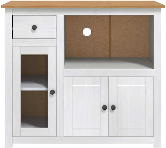 Floor Kitchen Cabinet White 99.5x44x86.5cm