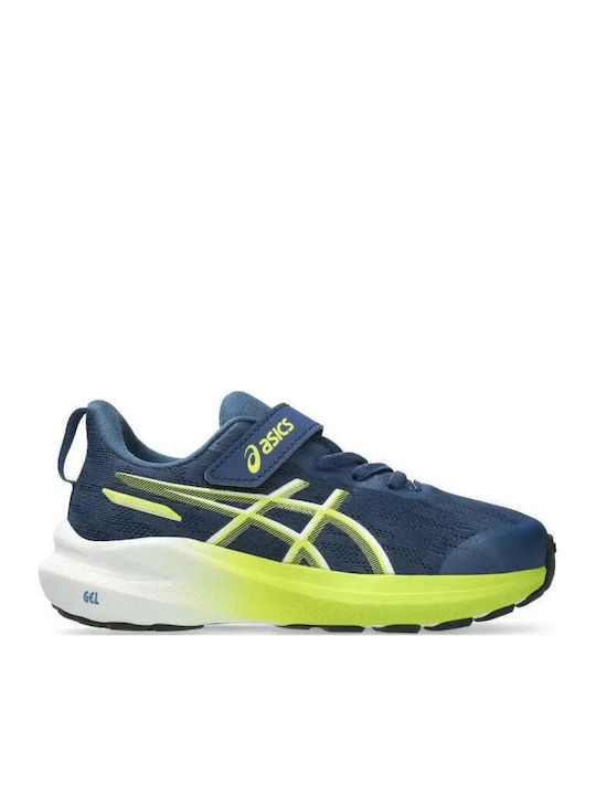 ASICS Gt-1000 Kids Sports Shoes Running with Hook & Loop Closure Blue