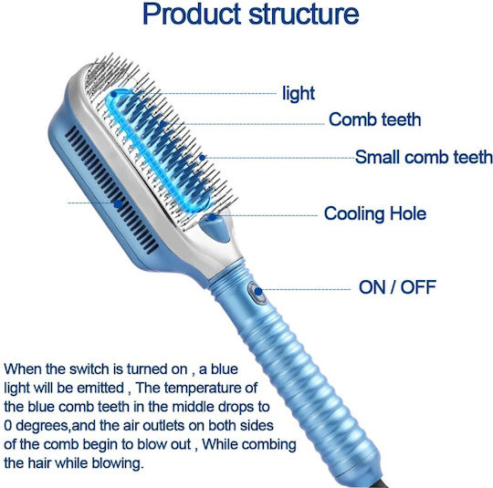 Electric Hair Brush with Air for Hair Straightening 85W