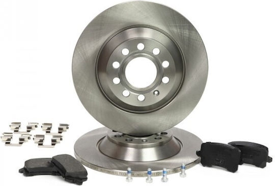 Σετ Πίσω Δίσκων Τακακιών Φρένων Audi A6 Allroad 1k0 698 451 G