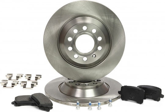 Σετ Πίσω Δίσκων Τακακιών Φρένων Audi A6 Allroad 1k0 698 451 G