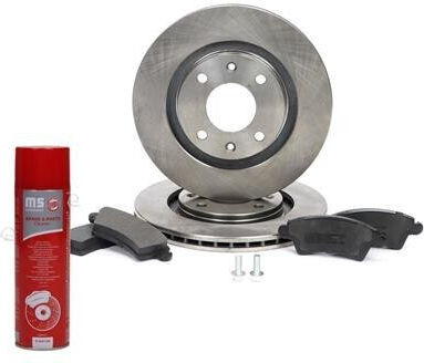 Front Brake Disc and Pad Set Citroën C1 1607872280