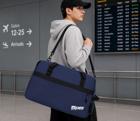Sack Voyage Navy Blue Fabric M54xW24xH38cm
