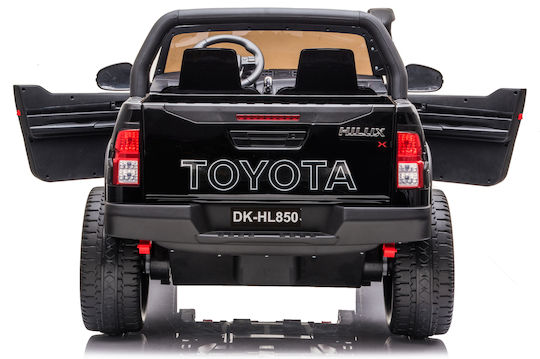 Toyota Hilux Διθέσιο με Τηλεκοντρόλ Licensed 24 Volt Μαύρο για 7+ Ετών