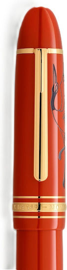 MontBlanc Writing Pen Set Red with Red Ink