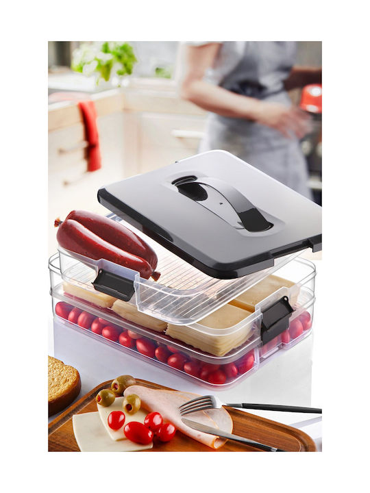 SteweHome Set Plastic White Lunch Boxes