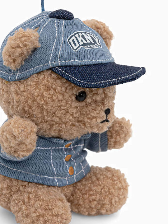 DKNY Keychain Boxed Bear Charm Denim