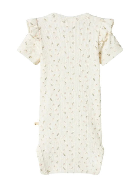 Lil' Atelier Weißes-Perlweiß Baby-Strampler