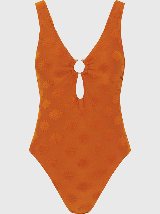 One Piece Swimsuit Orange