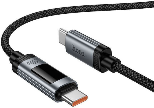 Hoco U148 USB 2.0 Cable USB-C Male - USB-C 240W PD Black 1.2m