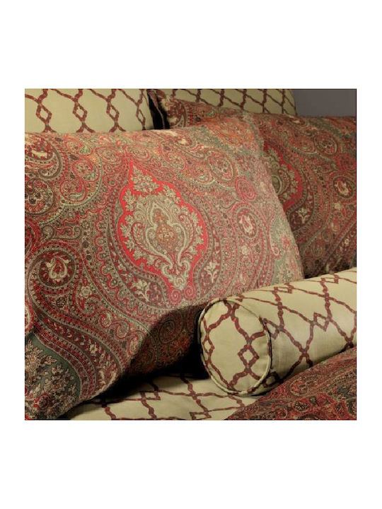 Down Town Home Set Bed Sheets for Single Bed 175x255cm Red (3 Pieces)