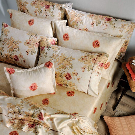 Down Town Home Set Cearceafuri de Pat Single 175x255cm Somon (3 Buc)