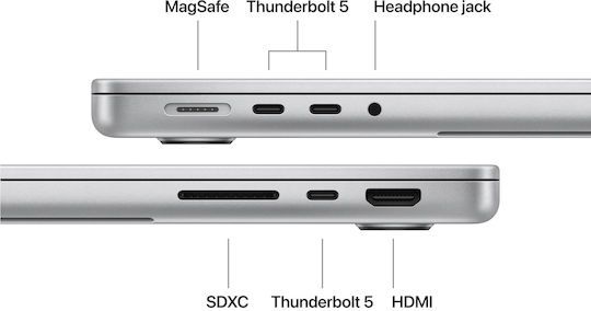 Apple MacBook Pro 14.2" IPS Retina Display 120Hz (M5-10-Core/24GB/1TB SSD/10-Core GPU) Space Black (US Keyboard)