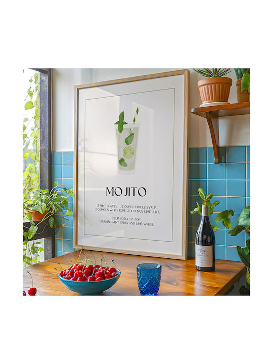 Poster Mojito Cocktail Pst25423 30cm X 40cm-71030pd154515