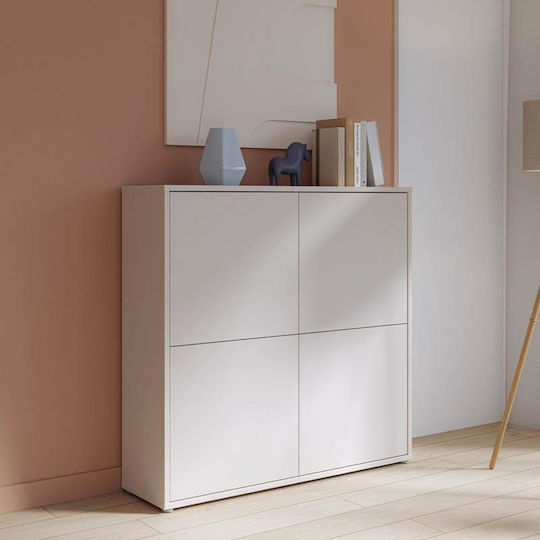 Συρταριέρα Κρεβατοκάμαρας Ξύλινη Sand 125x35x122εκ.