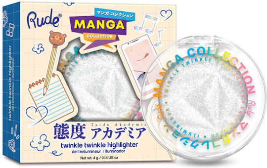 Twinkle Twinkle Highlighter Manga Collection Nuanță Kirei-sama's Playlist Rude Cosmetics 4 G
