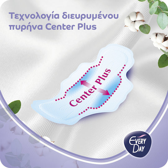 Every Day Sensitive with Cotton Super Hygienepads mit Flügeln für Starke Strömung 6 Tropfen 10Stück Ultra Plus