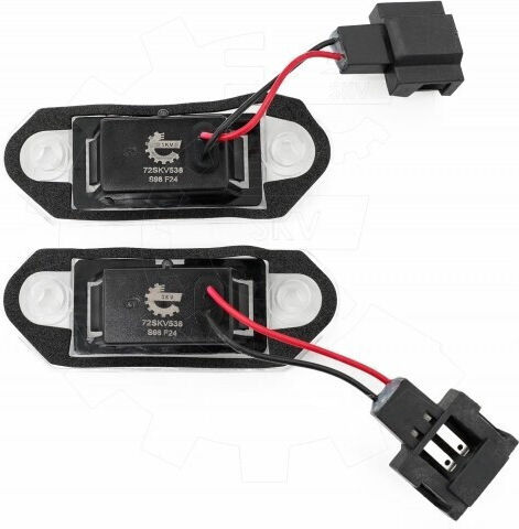 SKV Светлини за регистрационната табела LED за Skoda Octavia Volkswagen Golf / Vento