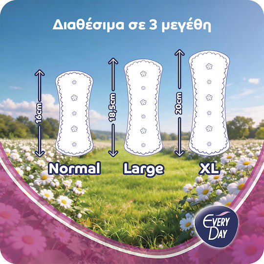 Every Day Extra Dry Normal Proteze pentru chiloți 20buc cu extract de mușețel