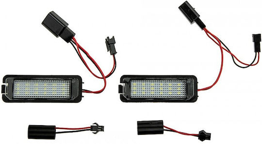 NTY Led License Plate Lights for Volkswagen Amarok Golf Passat Porsche Cayenne