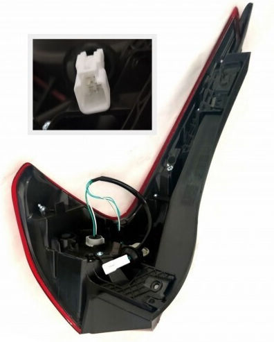 ABC Parts Right Taillight for Mitsubishi Eclipse Cross 2018
