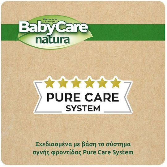 BabyCare Natura Babytücher ohne Alkohol & Parabene 16x54Stk