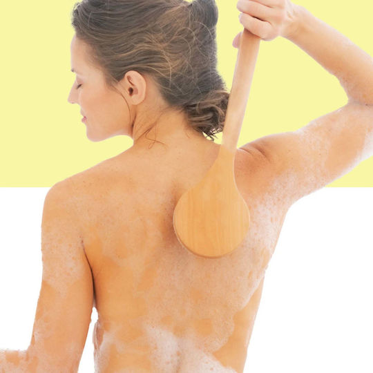 Massagebürste Holzgriff Natürliche Farbe Afterspa 1 Stück