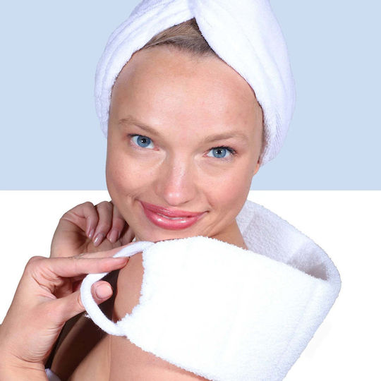 Exfoliating Back Towel Handles Natural Color Afterspa Body Afterspa 1 Item