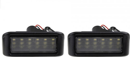 NTY Kennzeichenbeleuchtungen LED Peugeot Expert / Partner Citroen Berlingo / Jumpy 2006