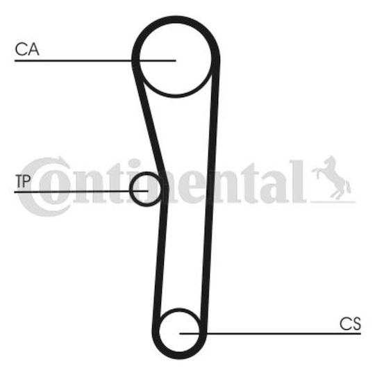 Contitech Ct 1008 Timing Belt