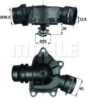 Termostat lichid de răcire Mahle Original Ti 26 88