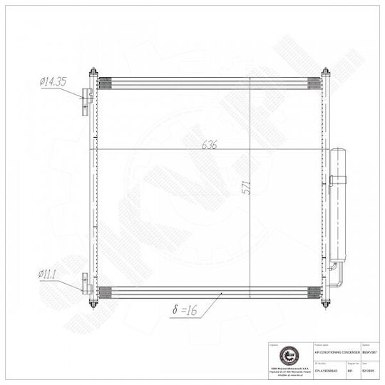 Auto-Kühlschrank Land Rover Discovery V Range Rover IV LR034503