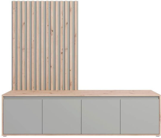 Телевизионно Мебел Stonex Зелен М189xД42xВ170cm