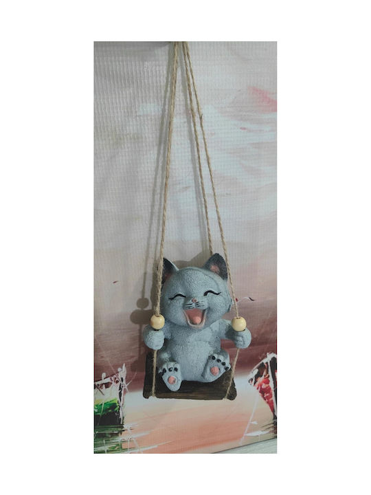 SteweHome Hanging Grey Plastic Decorative Item 20x15cm