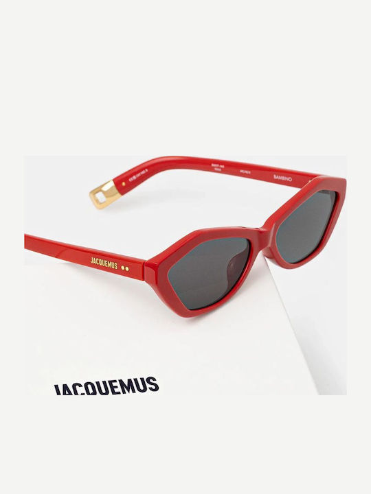JACQUEMUS Маска за Ски и Сноуборд за Възрастни Червена с Факла в Червен Цвят