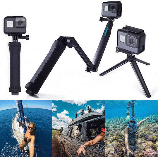 3-way Grip Mount Multifunctional Handle Gopro