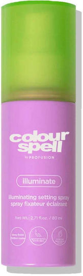 Leuchtendes Fixierspray Make-up Finisher Colour Spell Von Profusion 80 Ml