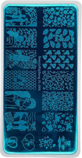 Stamp Plate Flowers-xl-003
