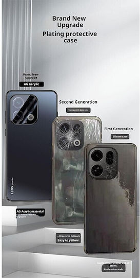 Metal Finish Hard Case Camera Protector Black Oppo Find X9 Pro 5g