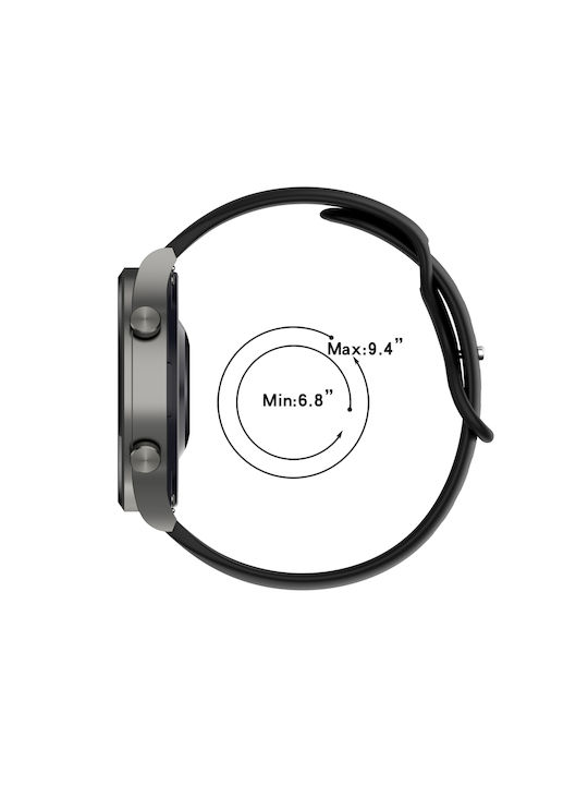 Силиконова каишка Тюркоазена (Universal 22mm)