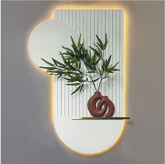 Marhome Κάδρο Ξύλινο με LED Φωτισμό 80x100 cm