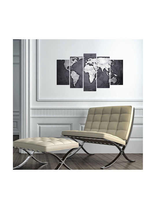 De cinci ori Tablou Lemn 110x60cm