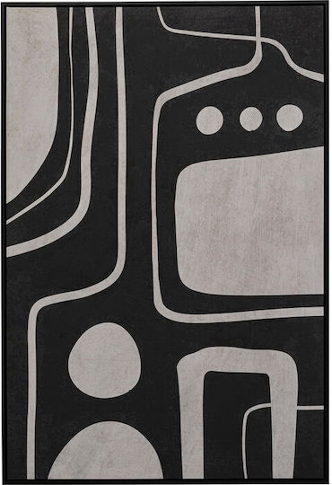 Πίνακας Καμβάς Artistic Μαύρος 70x110x4.3εκ