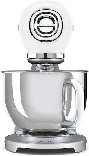Smeg Кухненски Робот 800W с Неръждаем Стоманен Контейнер 4.8л Бяла