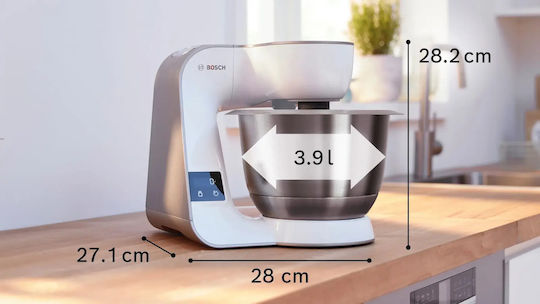 Bosch Stand Mixer 1000W with Stainless Bowl 3.9lt